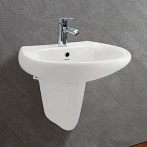 Chậu treo tường Viglacera chân lửng VI5 + chân VI5