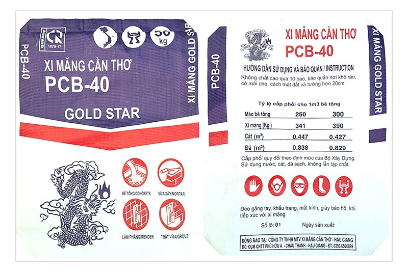 Xi măng cần thơ Gold Star